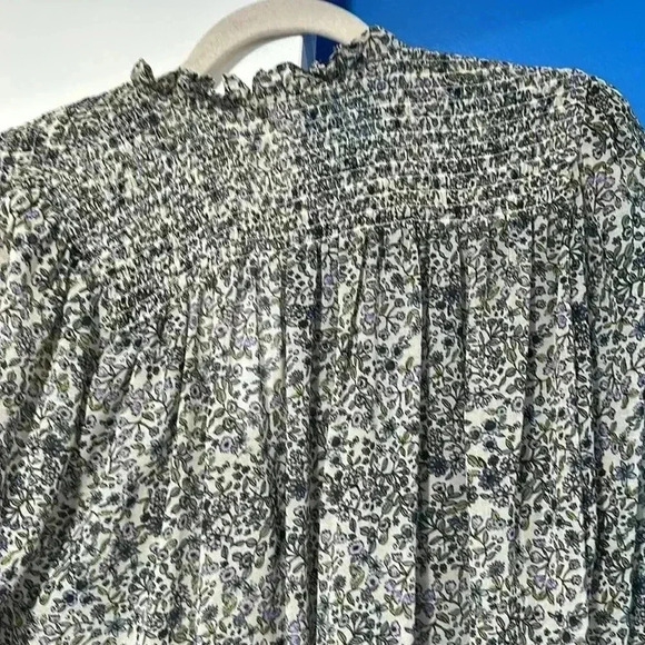 Free people flowered button up blouse - Picture 4 of 5